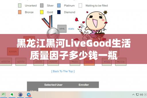 黑龙江黑河LiveGood生活质量因子多少钱一瓶