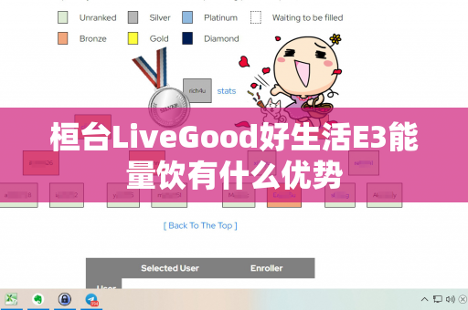 桓台LiveGood好生活E3能量饮有什么优势