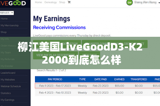 柳江美国LiveGoodD3-K2 2000到底怎么样